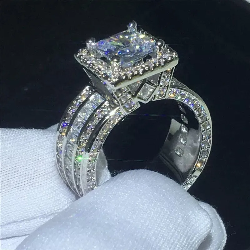 Engagement Ring | Big Womens Ring | Iced Out Ring | Engagement Ring Diamond | Big diamond ring | engagement rings | Big Diamond Rings