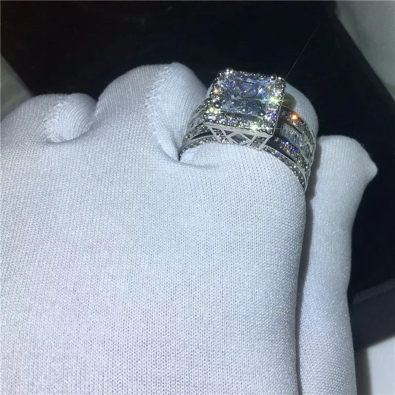 Engagement Ring | Big Womens Ring | Iced Out Ring | Engagement Ring Diamond | Big diamond ring | engagement rings | Big Diamond Rings