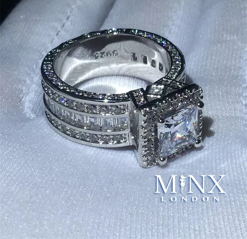 Engagement Ring | Big Womens Ring | Iced Out Ring | Engagement Ring Diamond | Big diamond ring | engagement rings | Big Diamond Rings