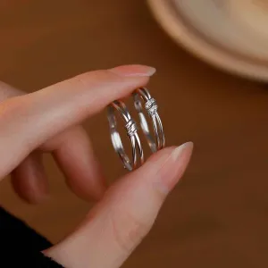 Engagement Rings for Couples - Lover's Knot Ring