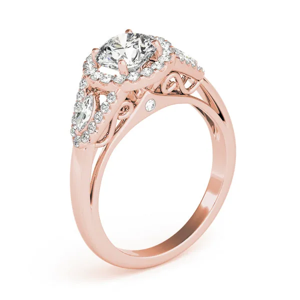 Engagement Rings Halo Round - TN84334