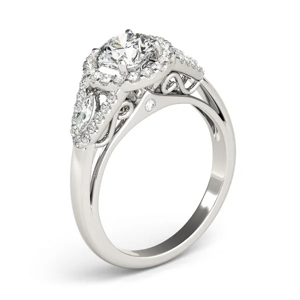 Engagement Rings Halo Round - TN84334