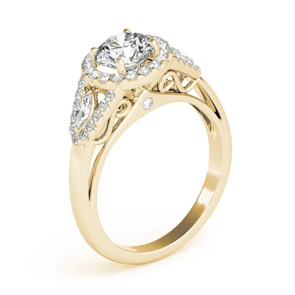 Engagement Rings Halo Round - TN84334