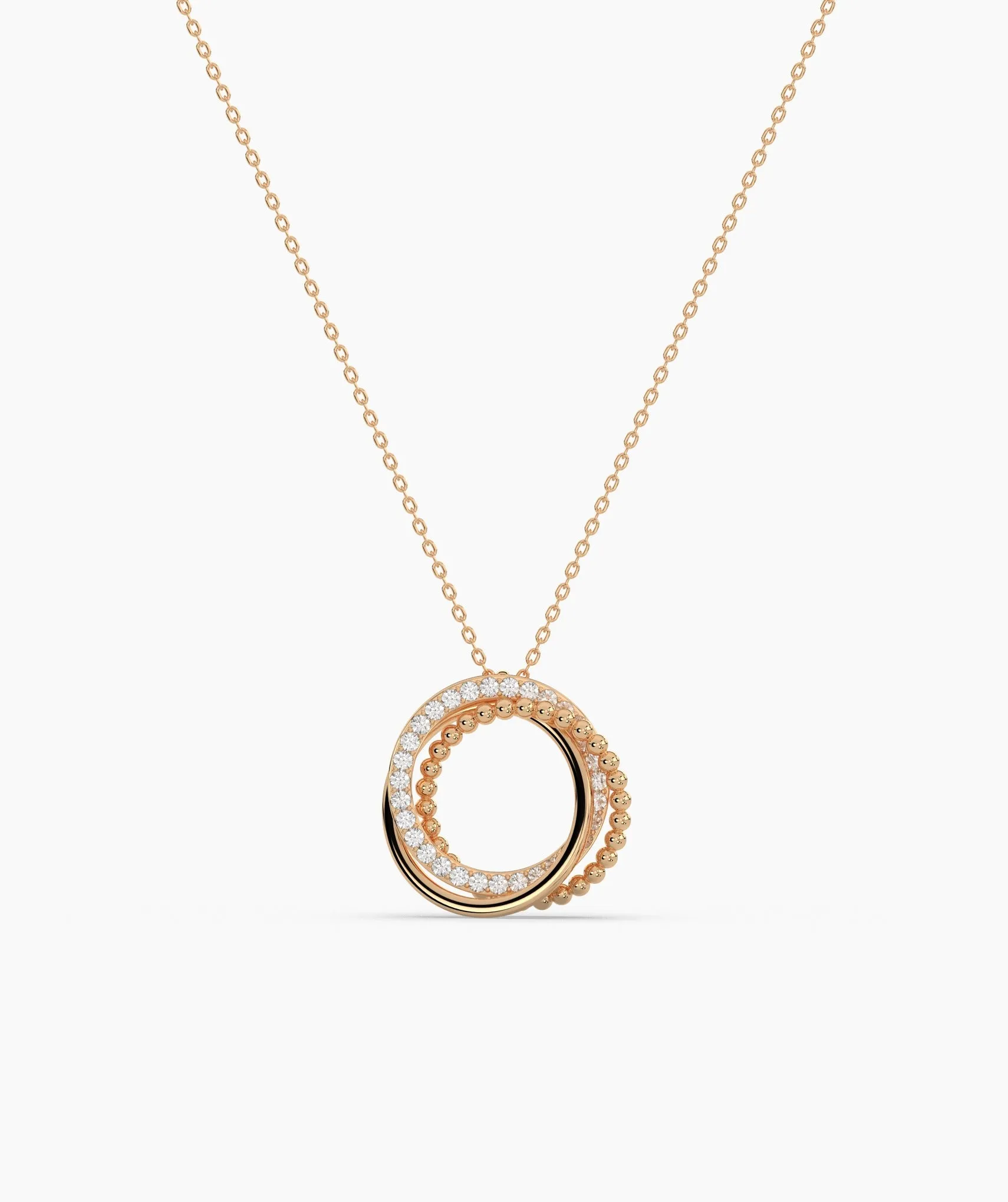Eternal Circles Diamond Necklace