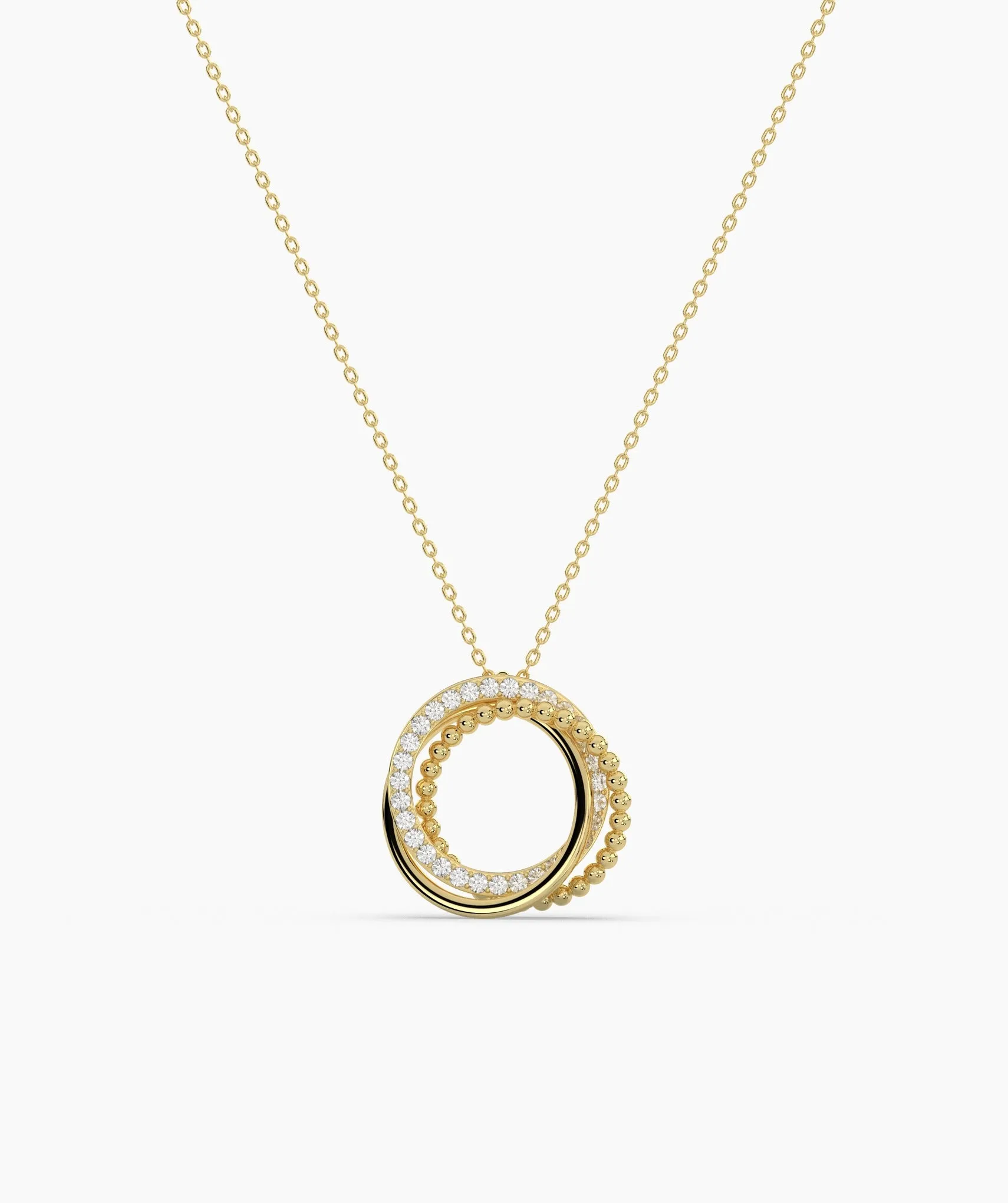 Eternal Circles Diamond Necklace