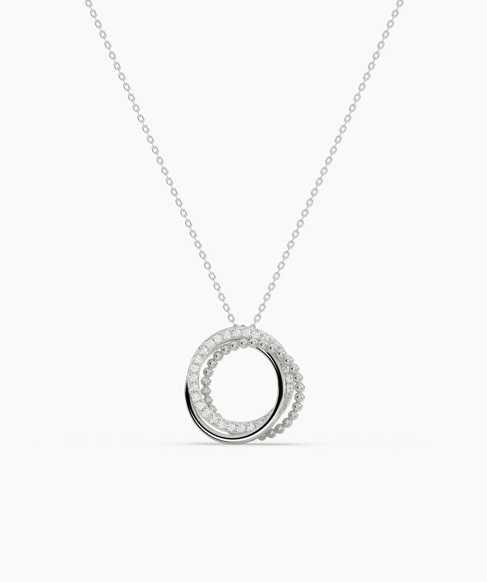 Eternal Circles Diamond Necklace