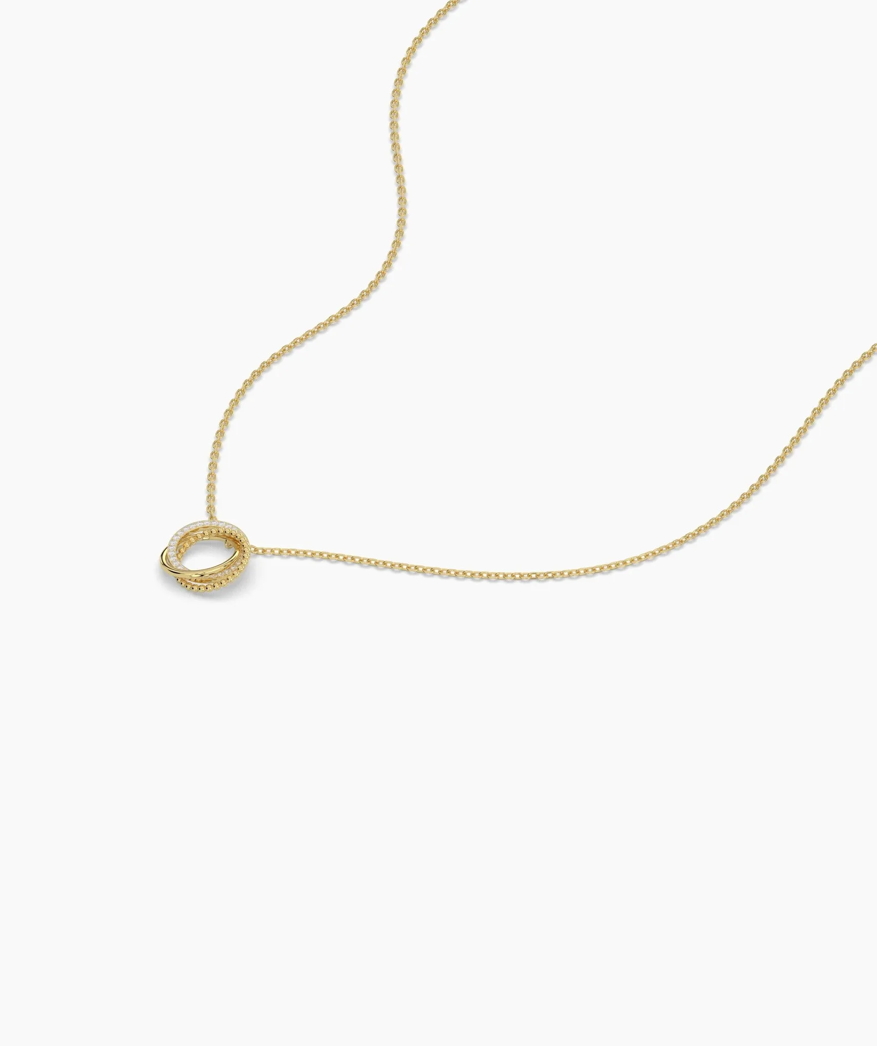 Eternal Circles Diamond Necklace