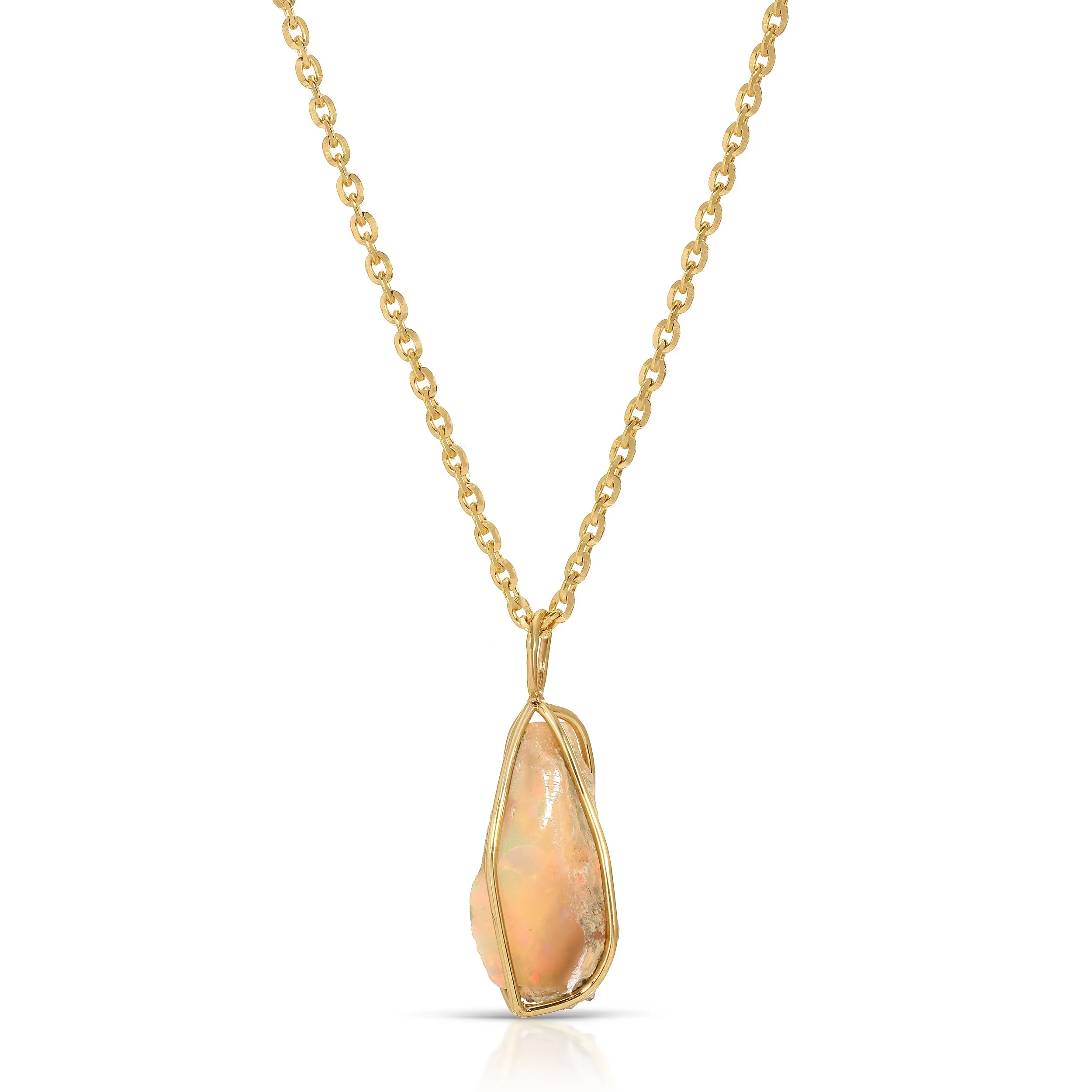 Ethereal - One of a Kind Raw Opal Necklace