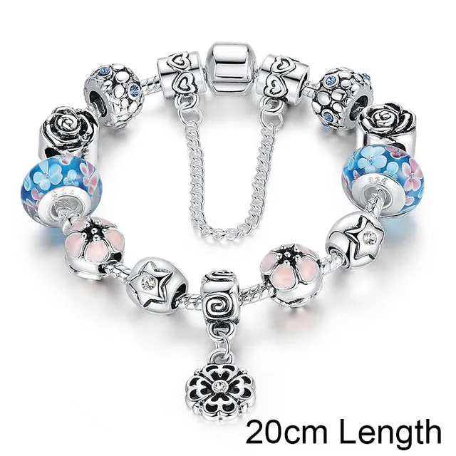 Exquisite Glass Bead Bracelets