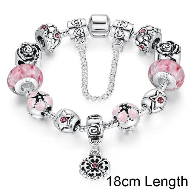 Exquisite Glass Bead Bracelets