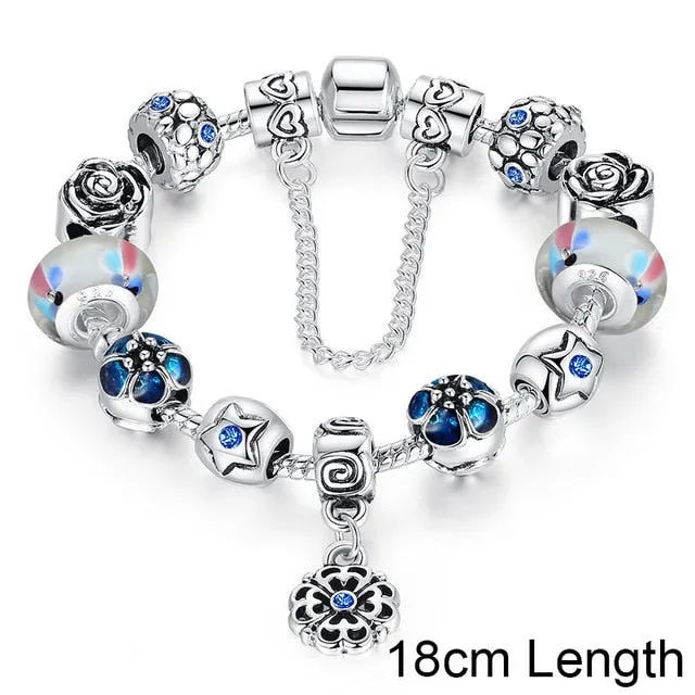 Exquisite Glass Bead Bracelets
