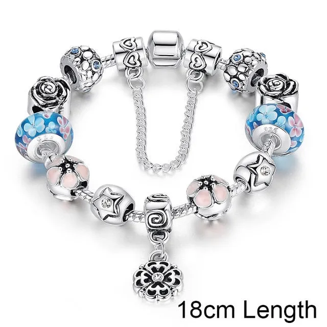 Exquisite Glass Bead Bracelets