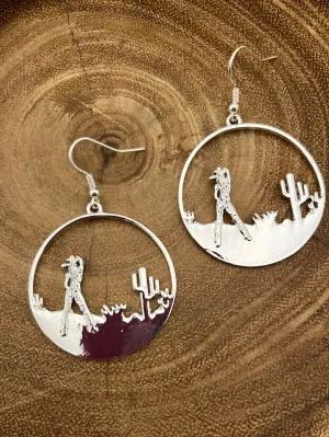 Falcon Ridge Cutout Fish Hook Earrings
