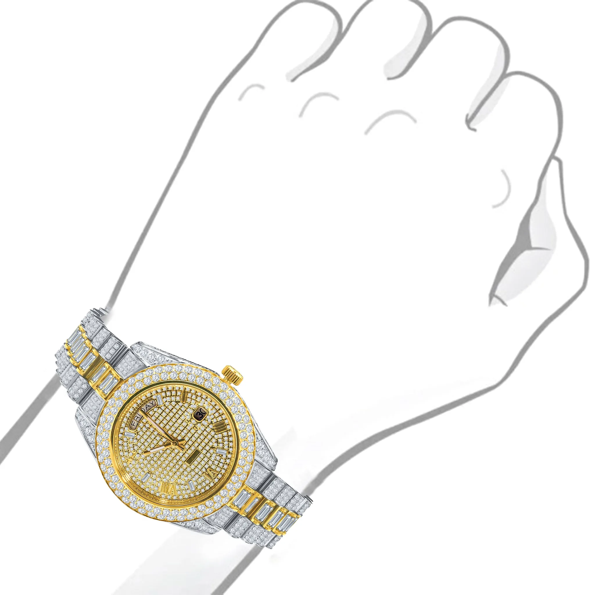 FANCIFUL CRYSTAL WATCH  | 5307642