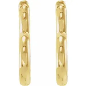 Fine Heart Hoop Earrings - Special Order