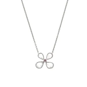 Fine Vine Pink Diamond Necklace