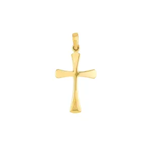 Flared Edge Cross Pendant