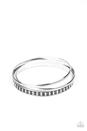 Flawless Flaunter Black Paparazzi Bracelet