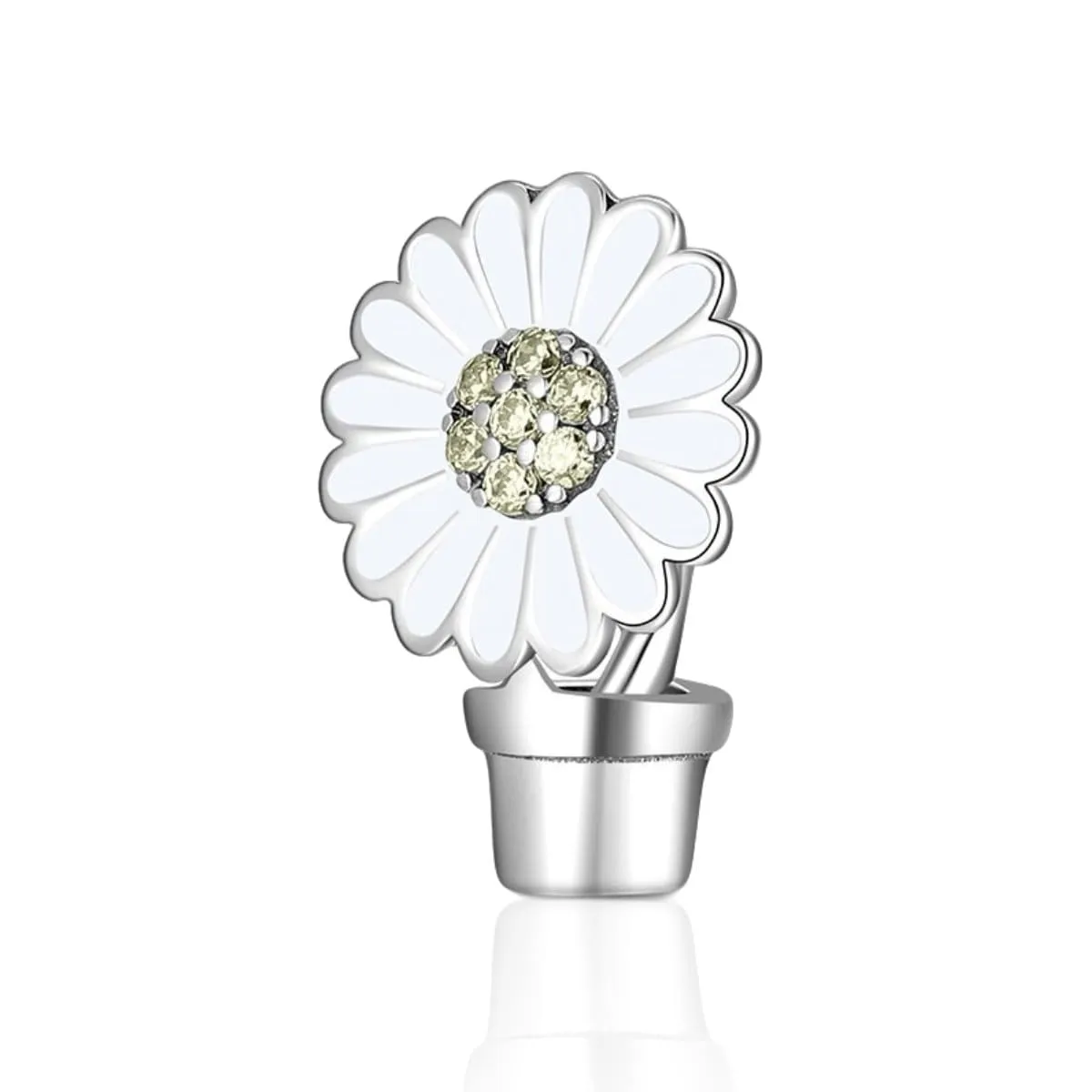 Flower Pot Plant Charm