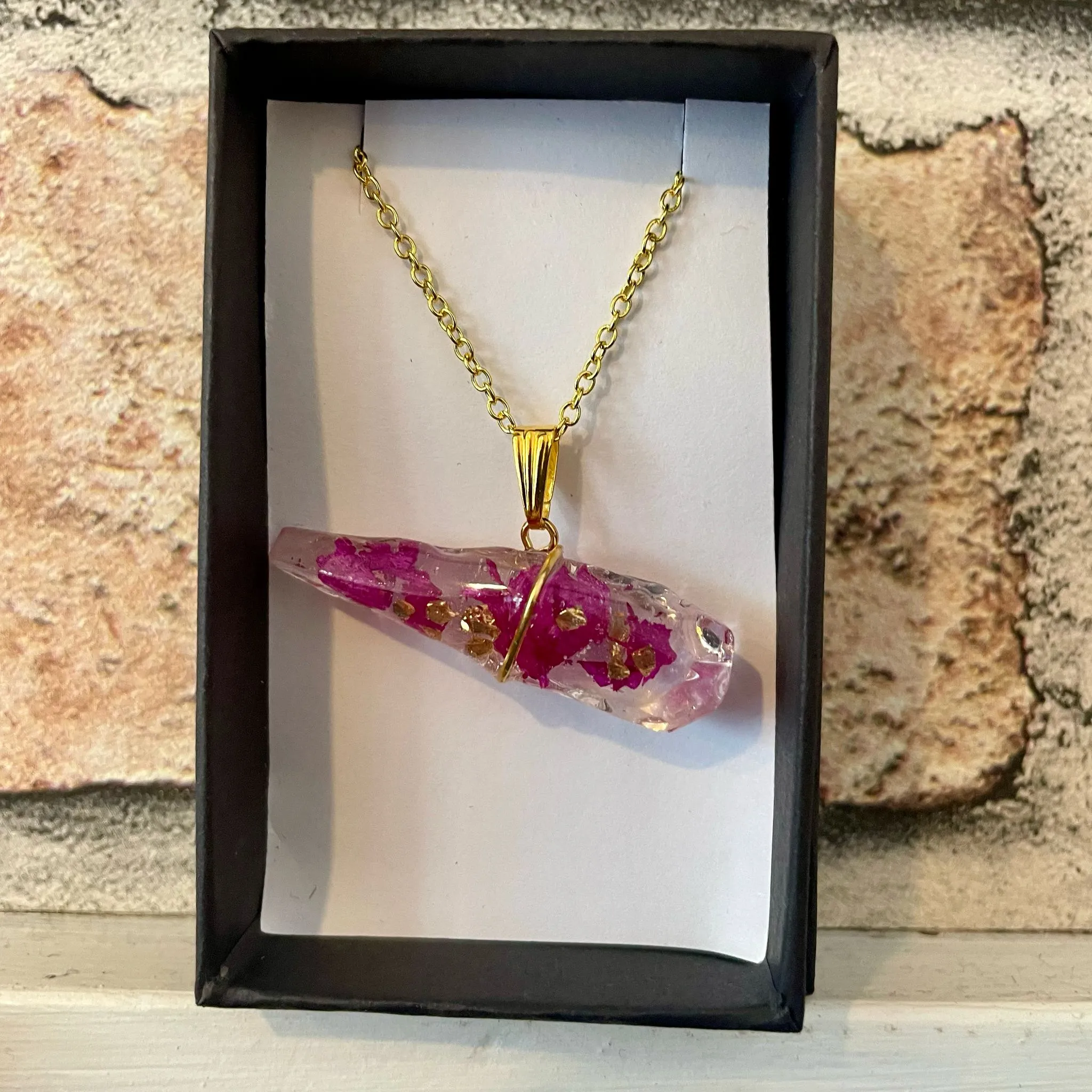 Flower Stick Necklaces