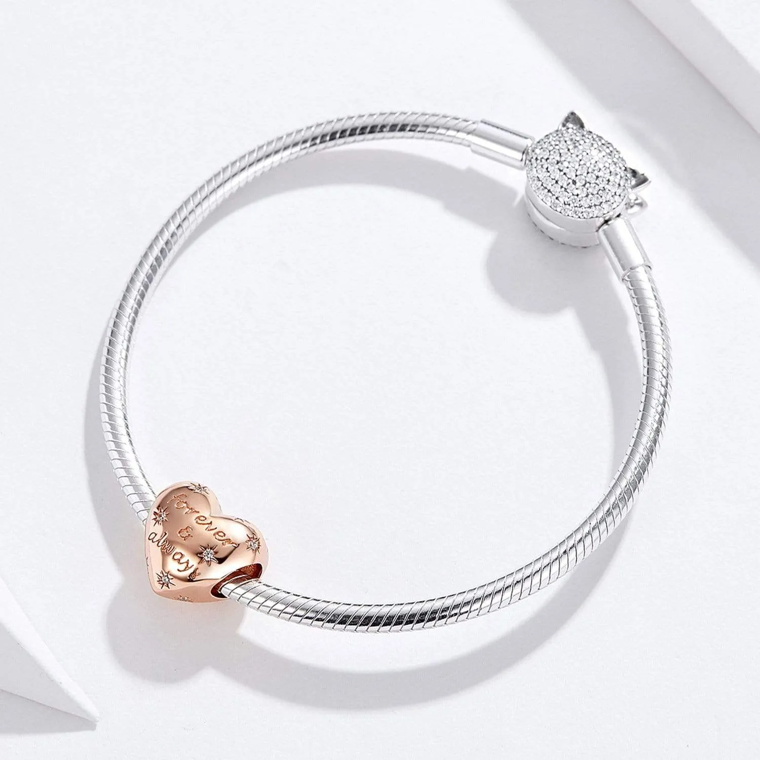 Forever & Always Heart Charm