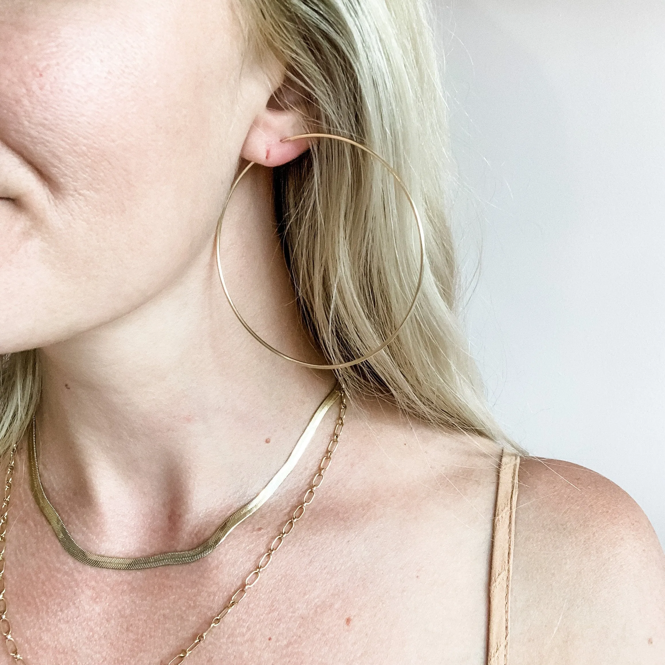 Forever Hoops Extra Large 14k Gold Fill