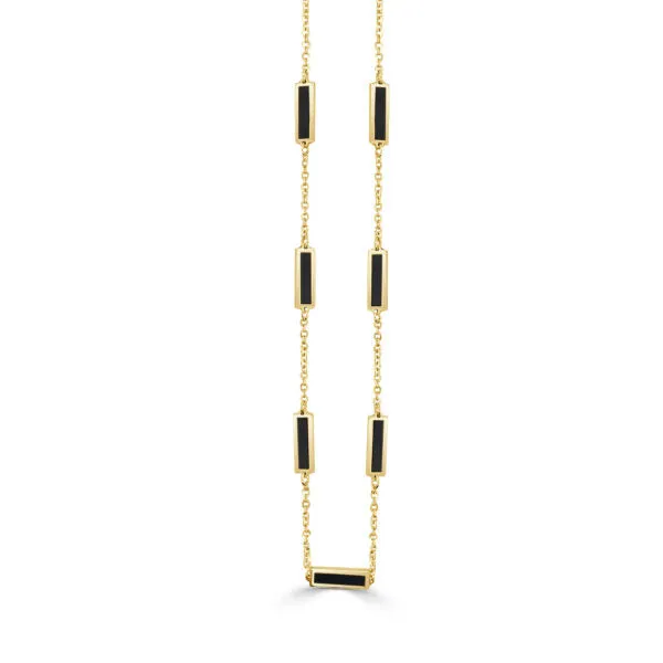 Frederic Sage Black Onyx Necklace