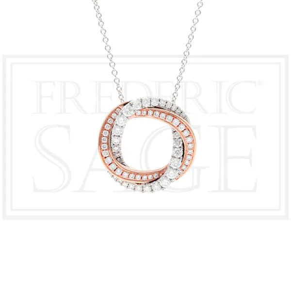 Frederic Sage Love Knot Diamond Pendant
