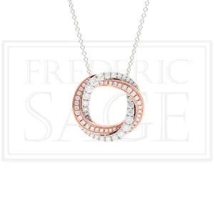 Frederic Sage Love Knot Diamond Pendant