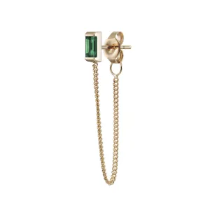 Galana Chain Earrings | Emerald