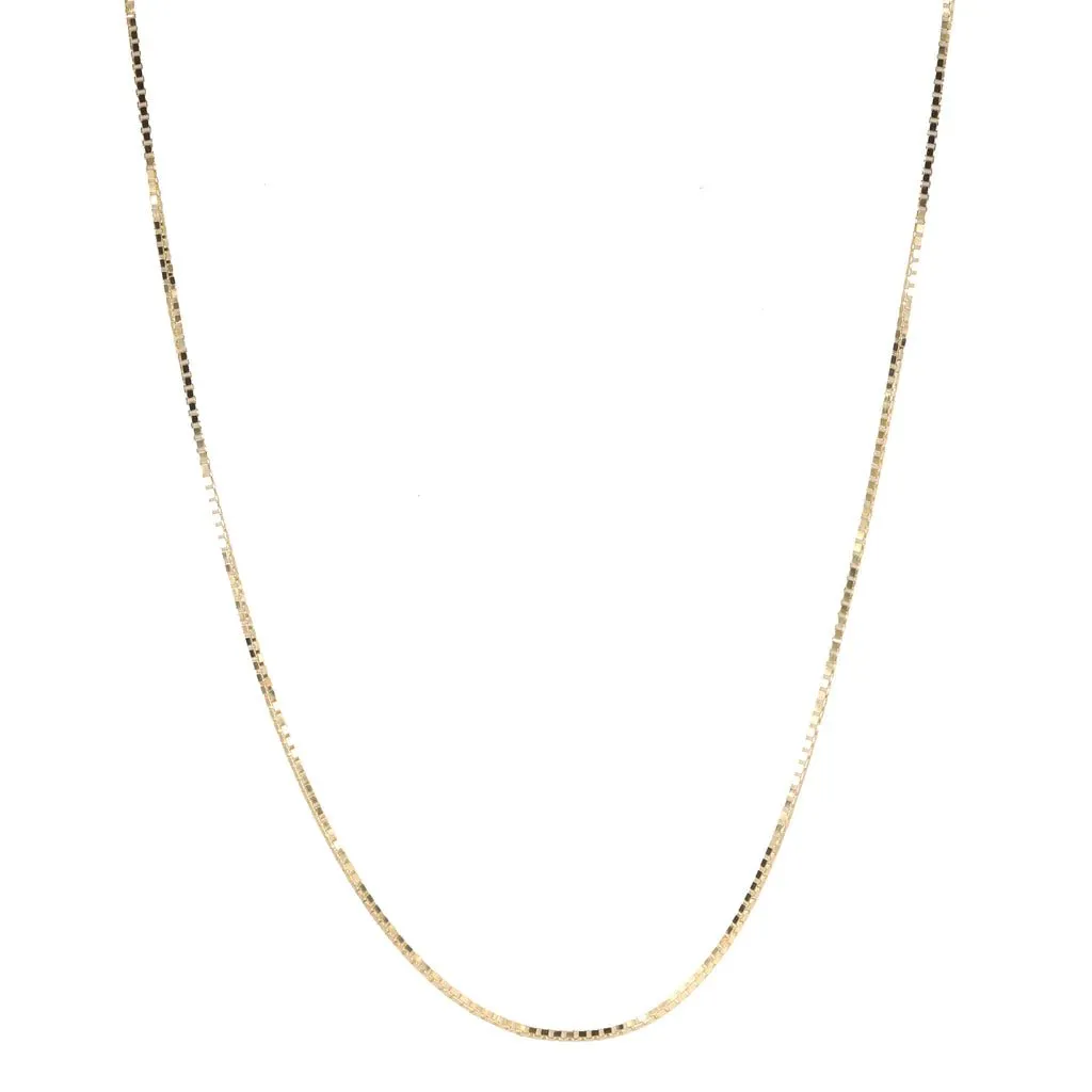 Gold Box Chain in 16"