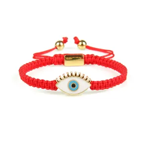 Gold Evil Eye Red String Protection Bracelet