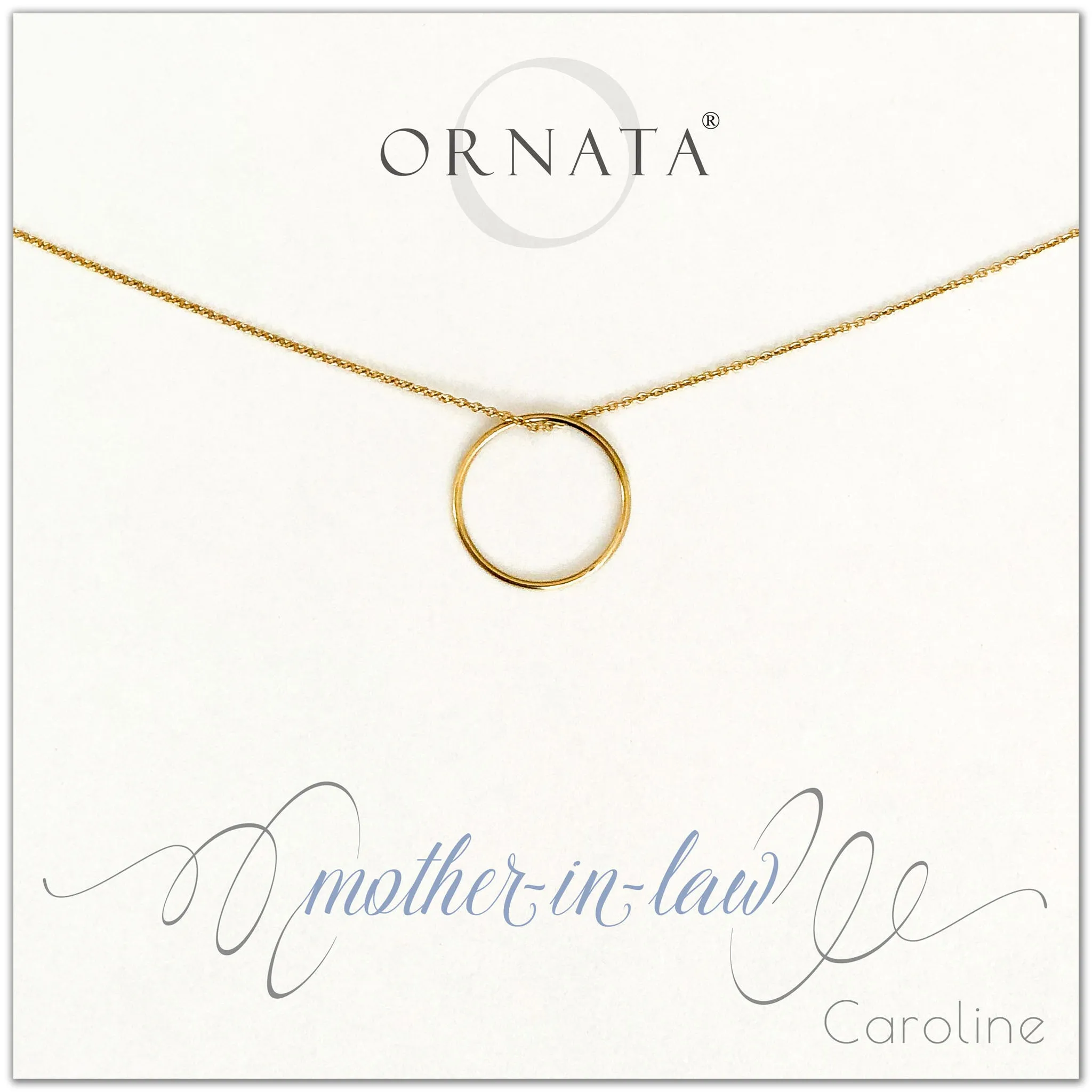 Gold Filled “Mother-In-Law” Generations Necklace