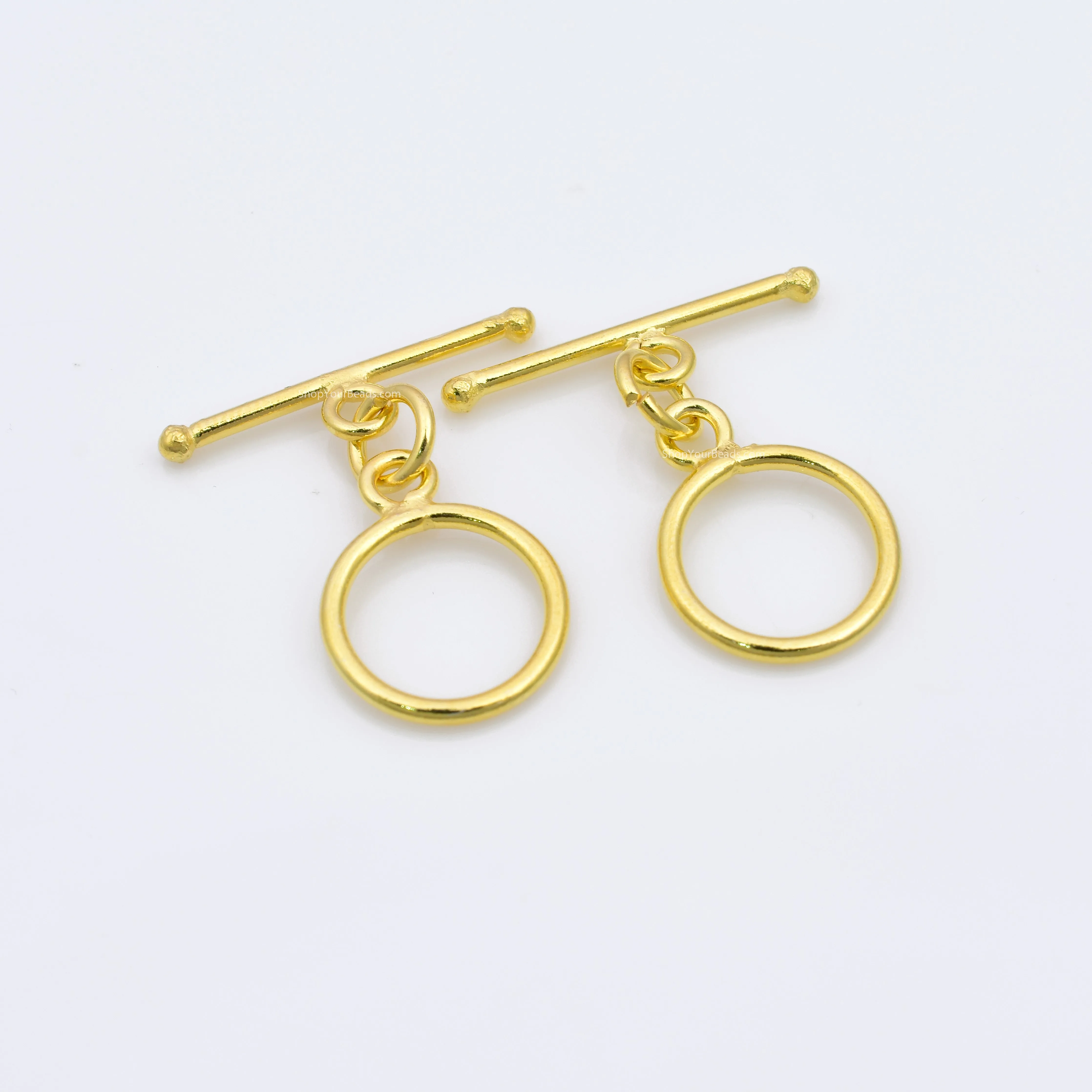 Gold Plated Toggle T Bar Clasps