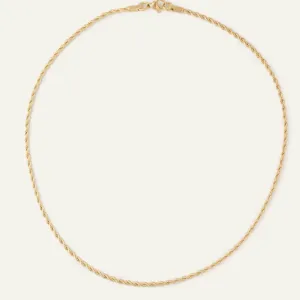 Gold Rope Necklace