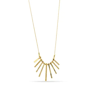 GOLD SPIKE  NECKLACE #4320N-1 (LC5)