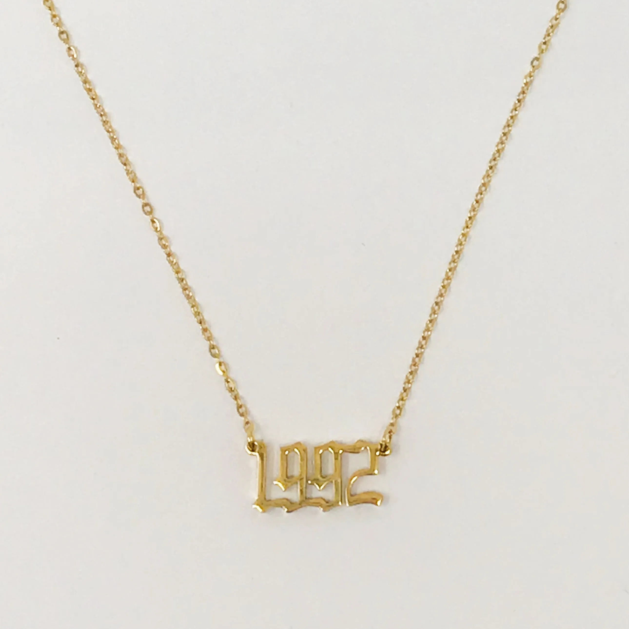Gold Year Necklace