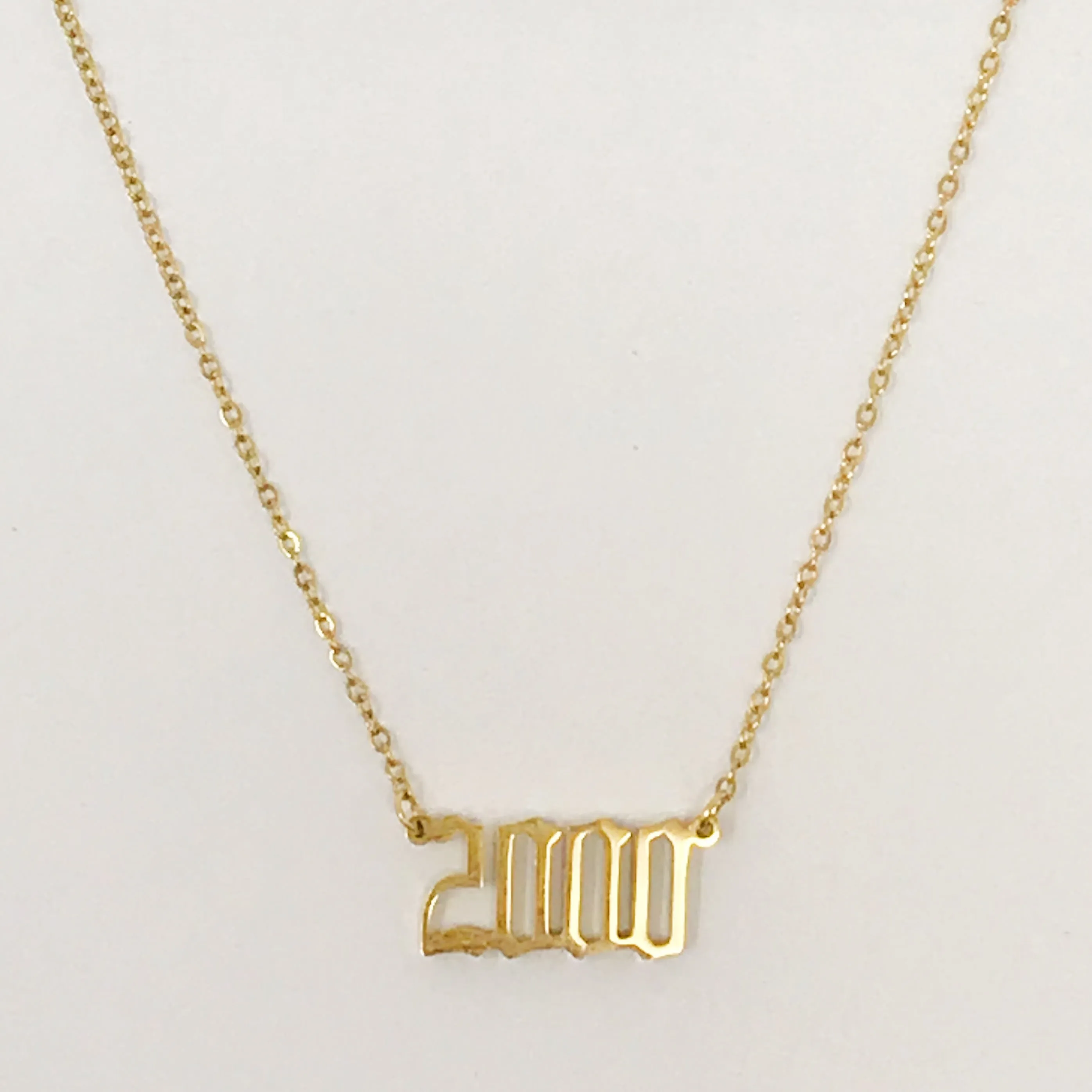 Gold Year Necklace