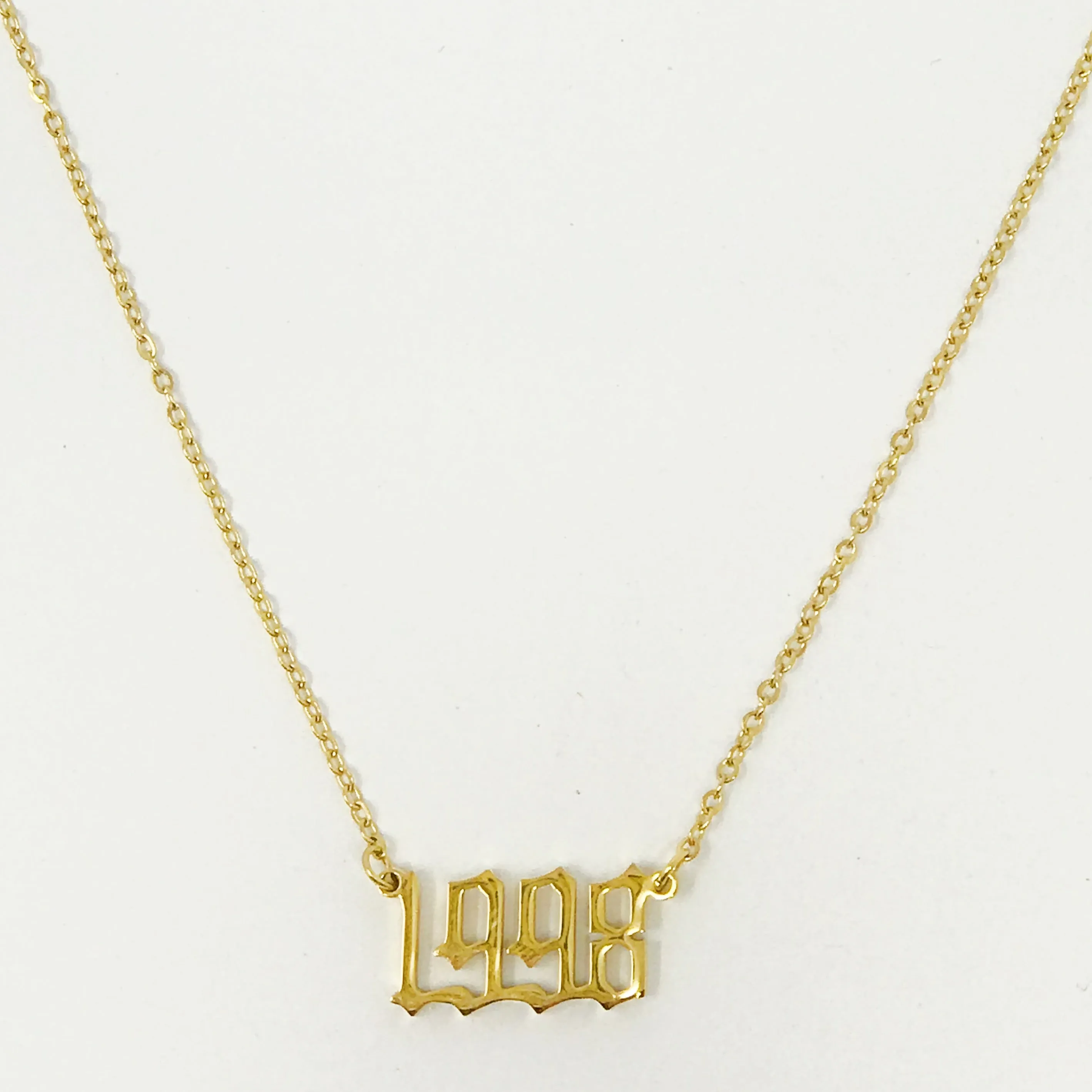 Gold Year Necklace