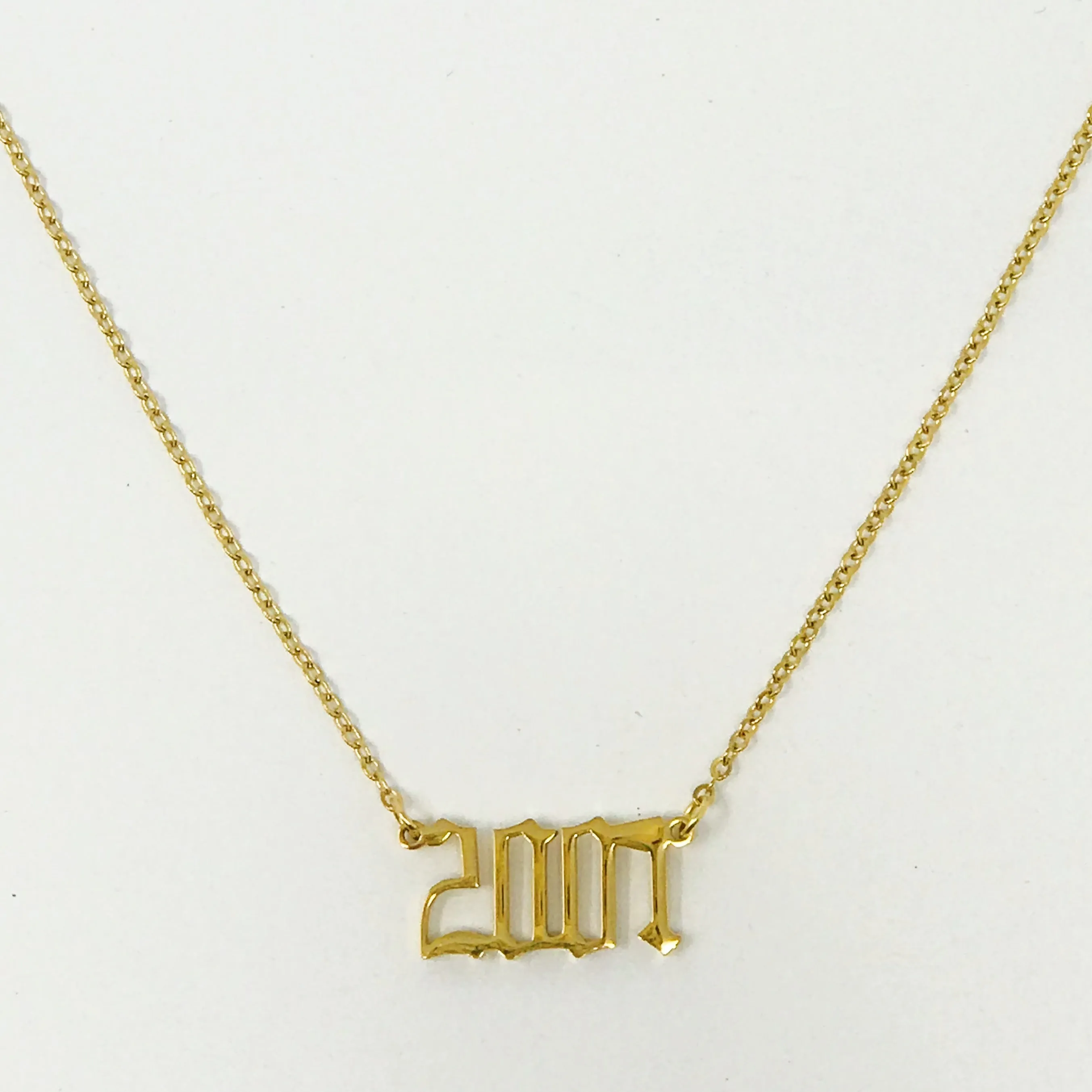 Gold Year Necklace