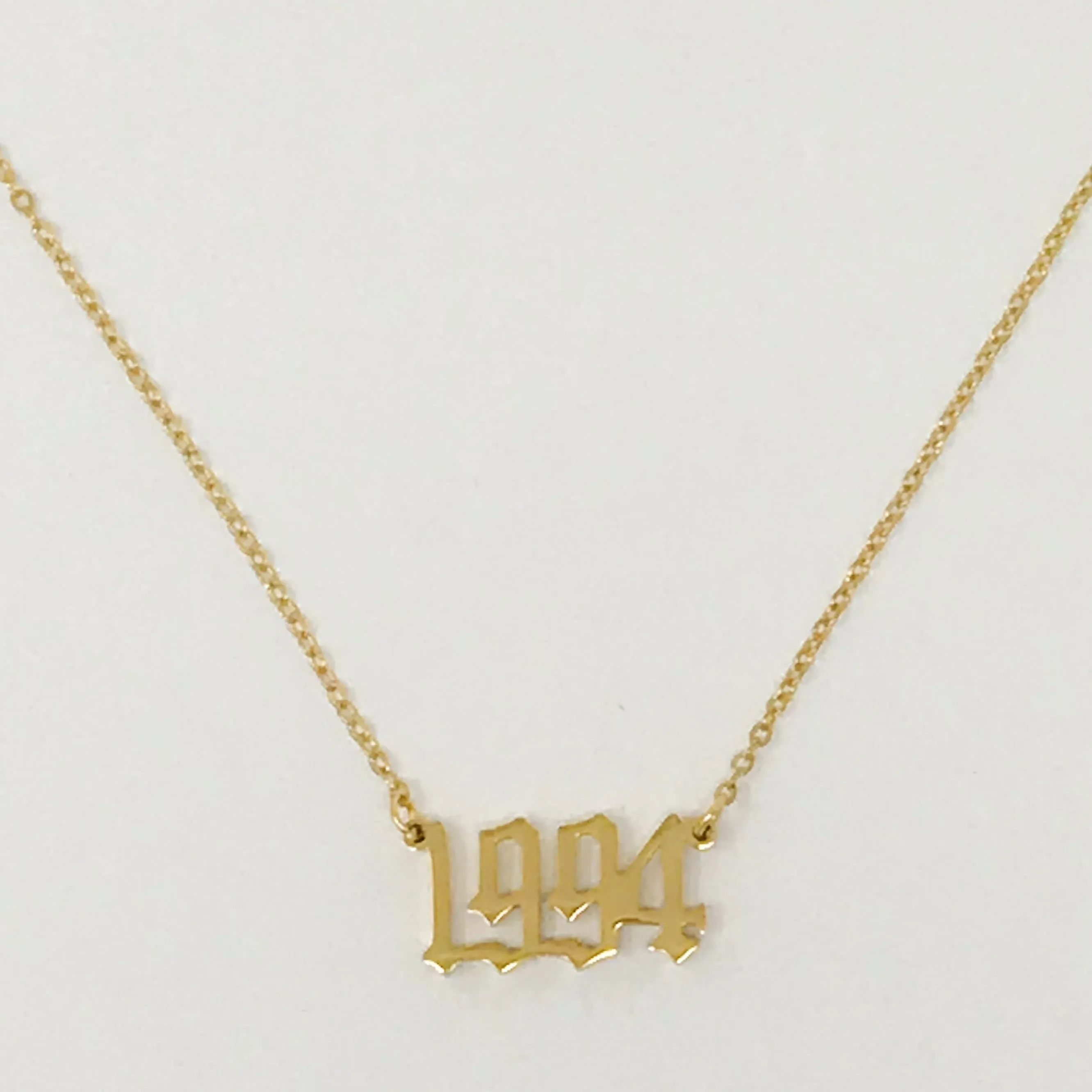 Gold Year Necklace