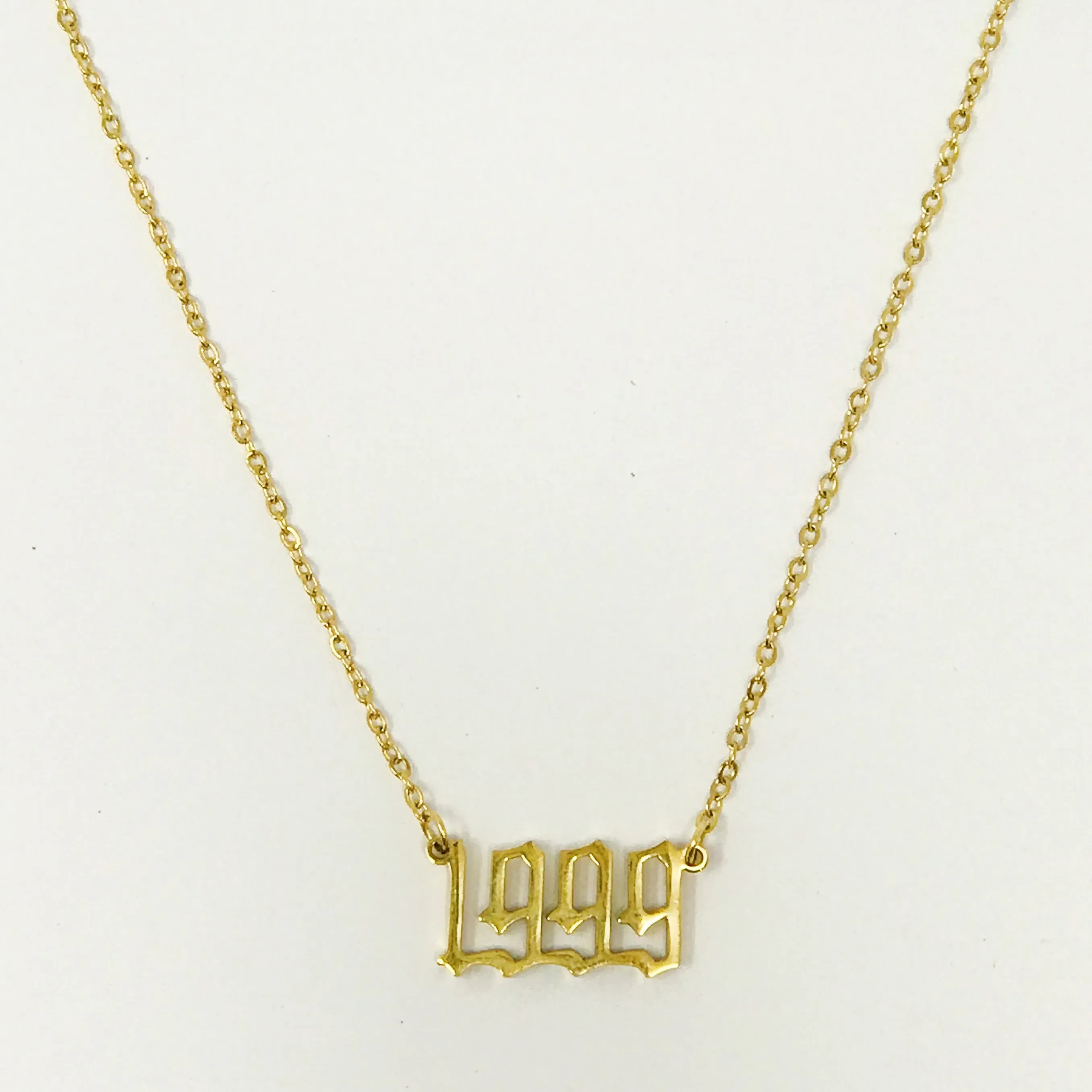 Gold Year Necklace