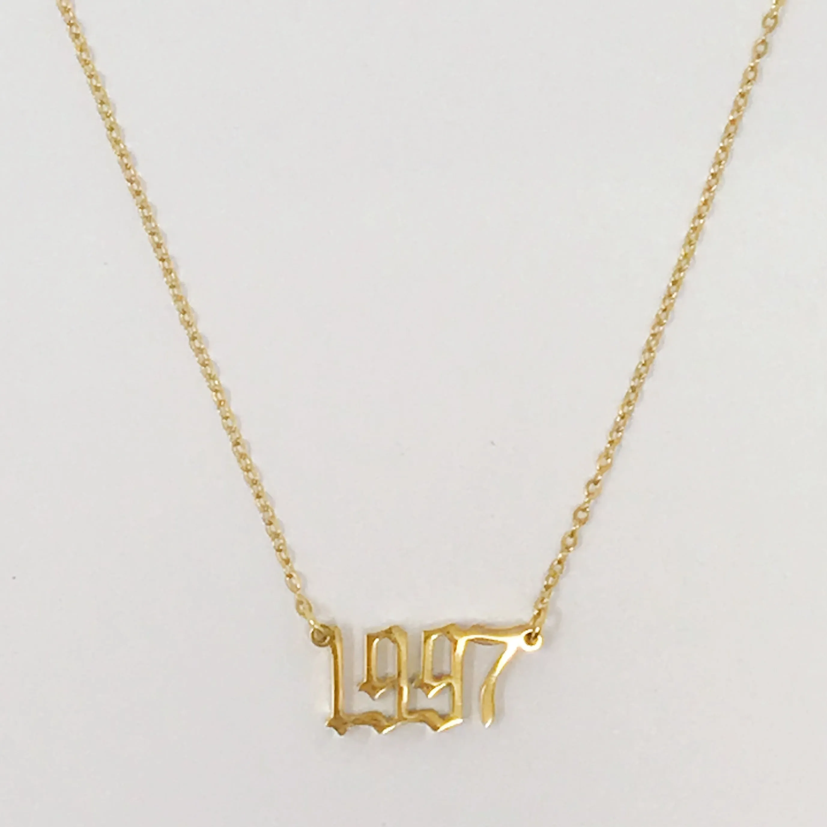 Gold Year Necklace