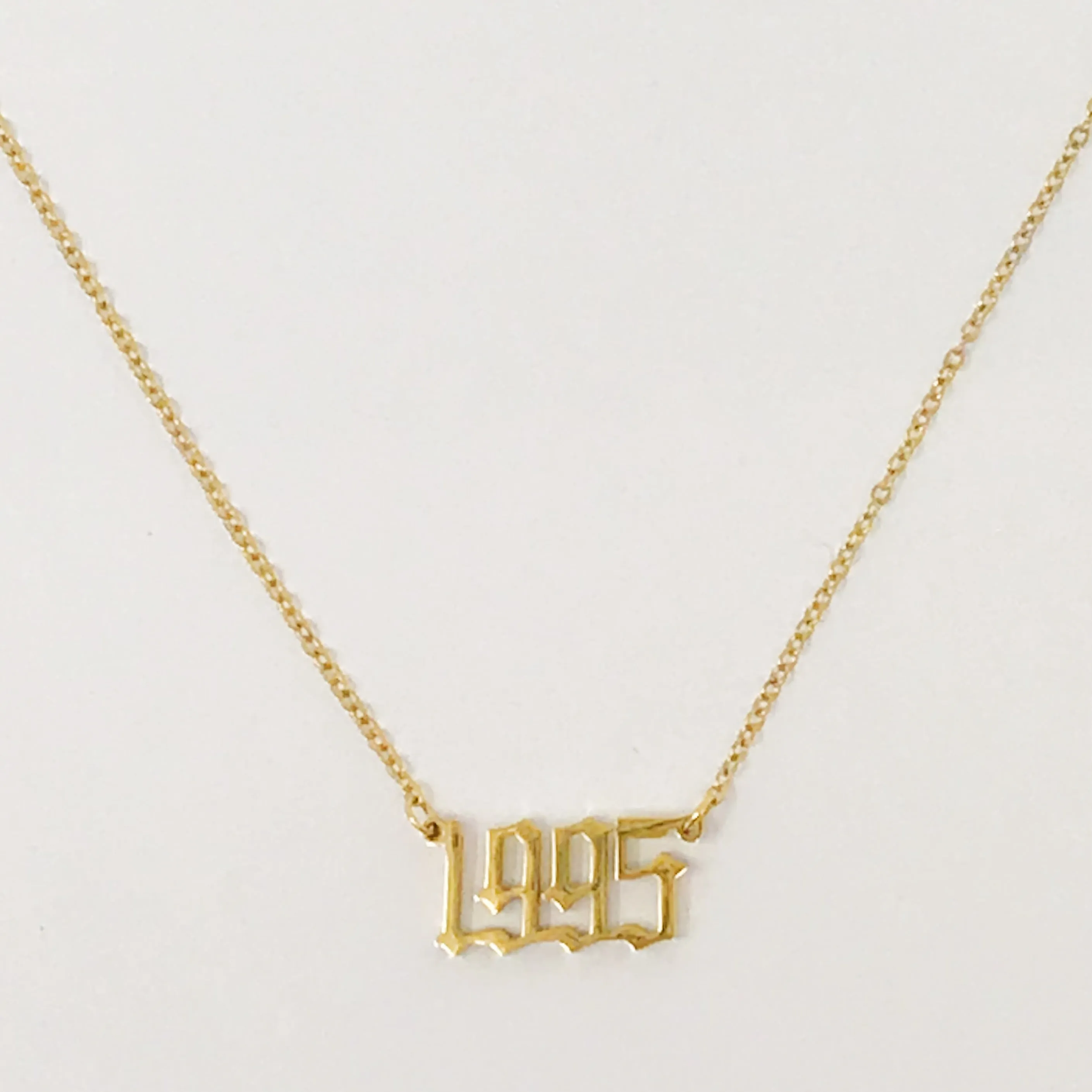 Gold Year Necklace