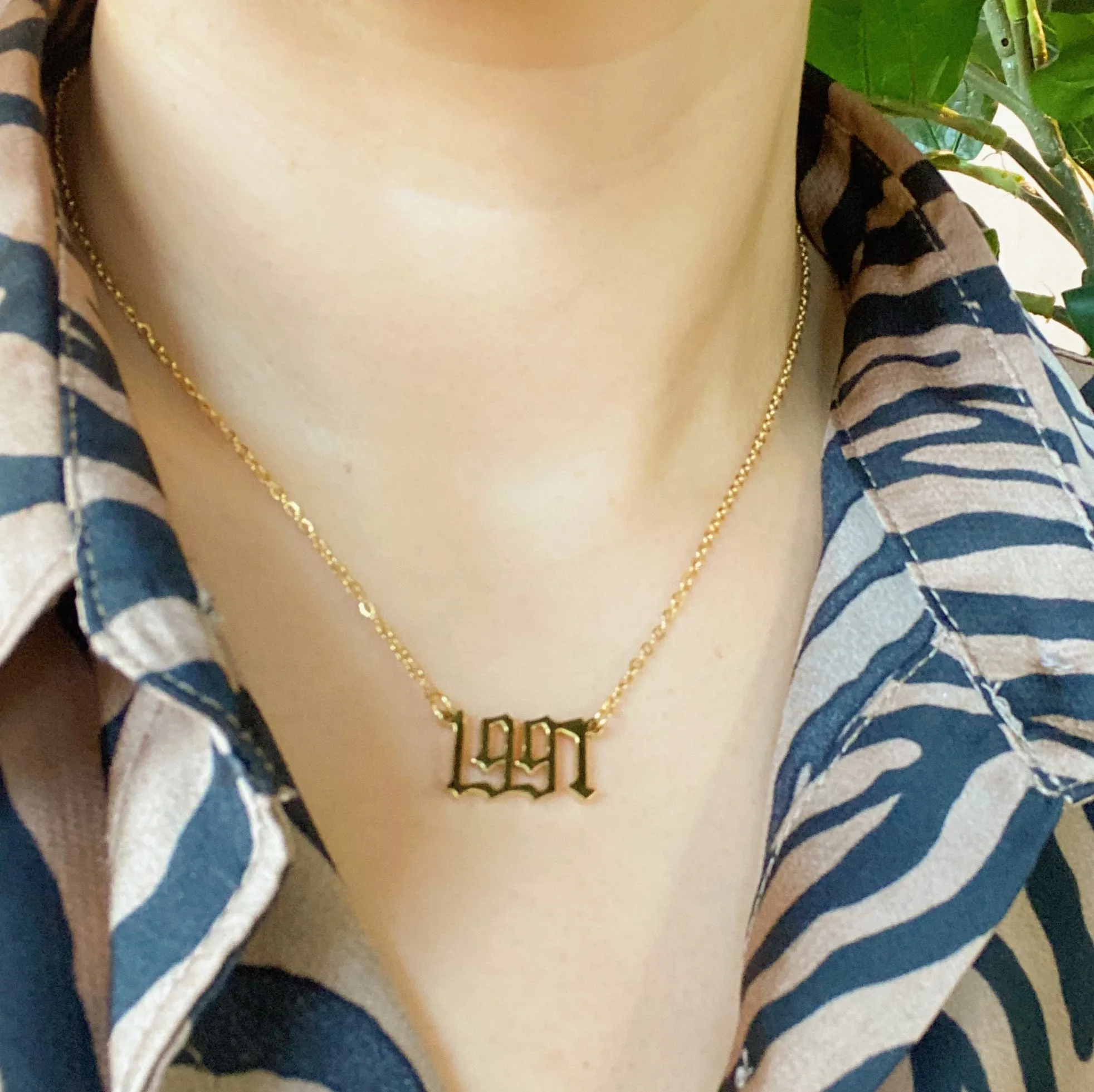 Gold Year Necklace