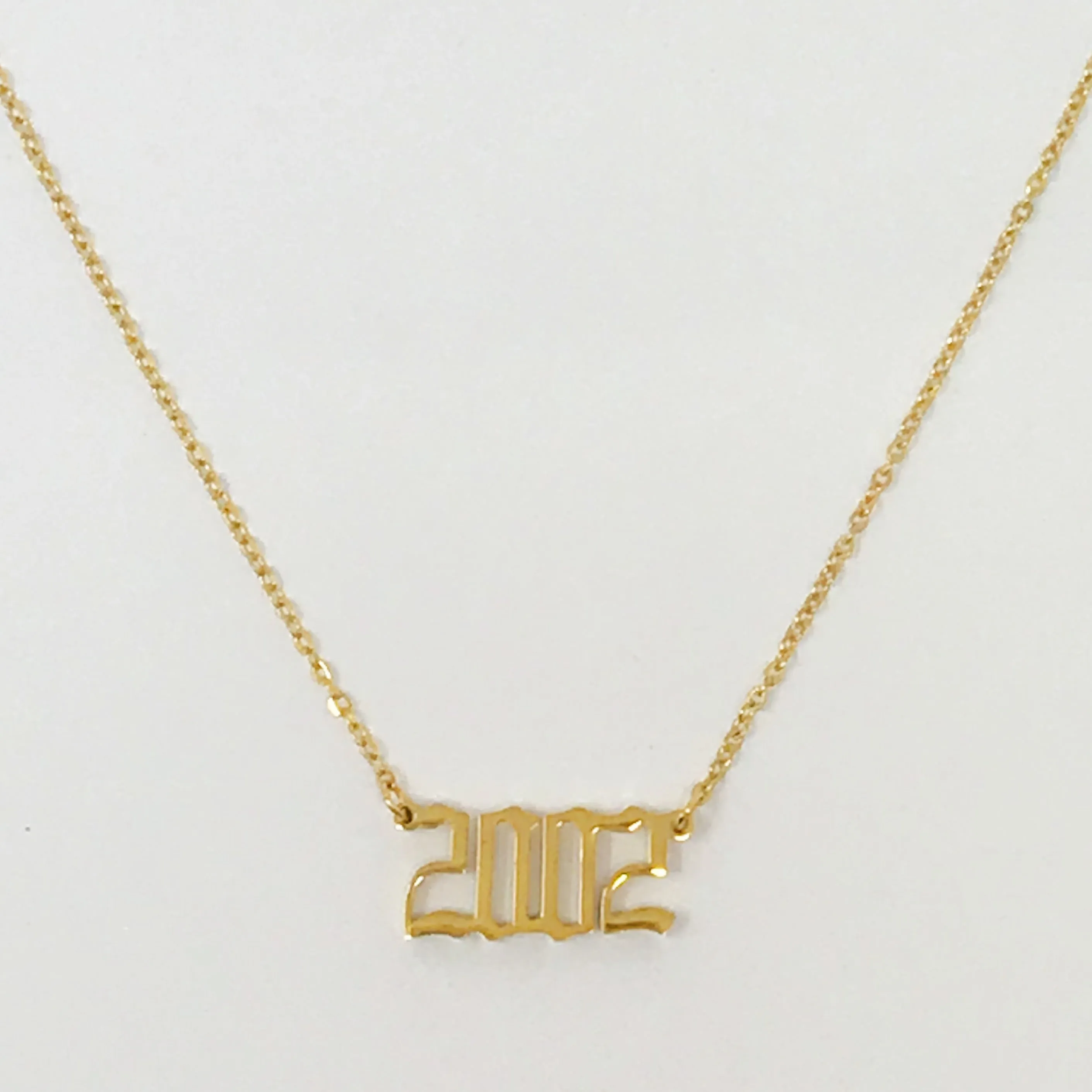 Gold Year Necklace