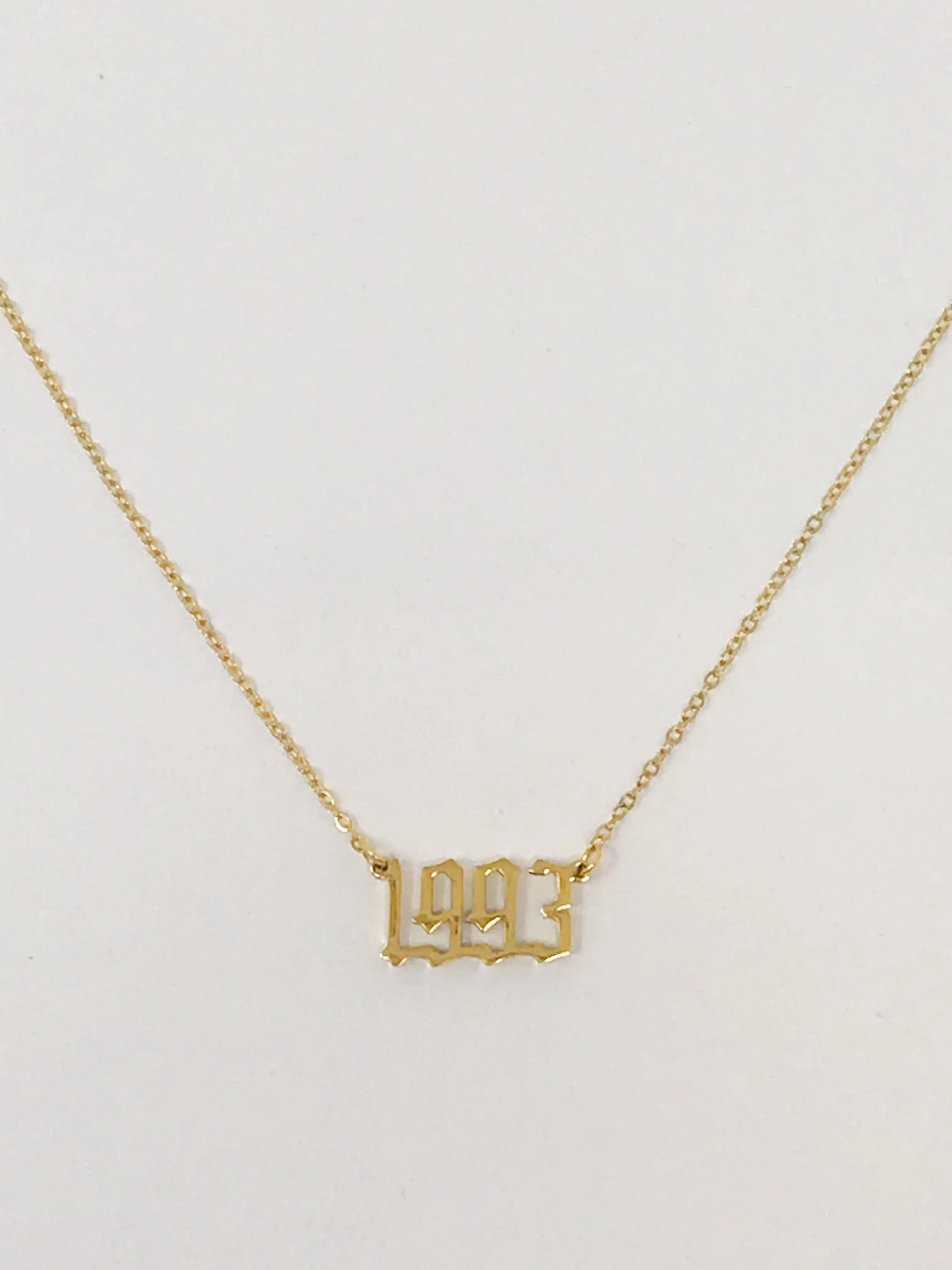 Gold Year Necklace