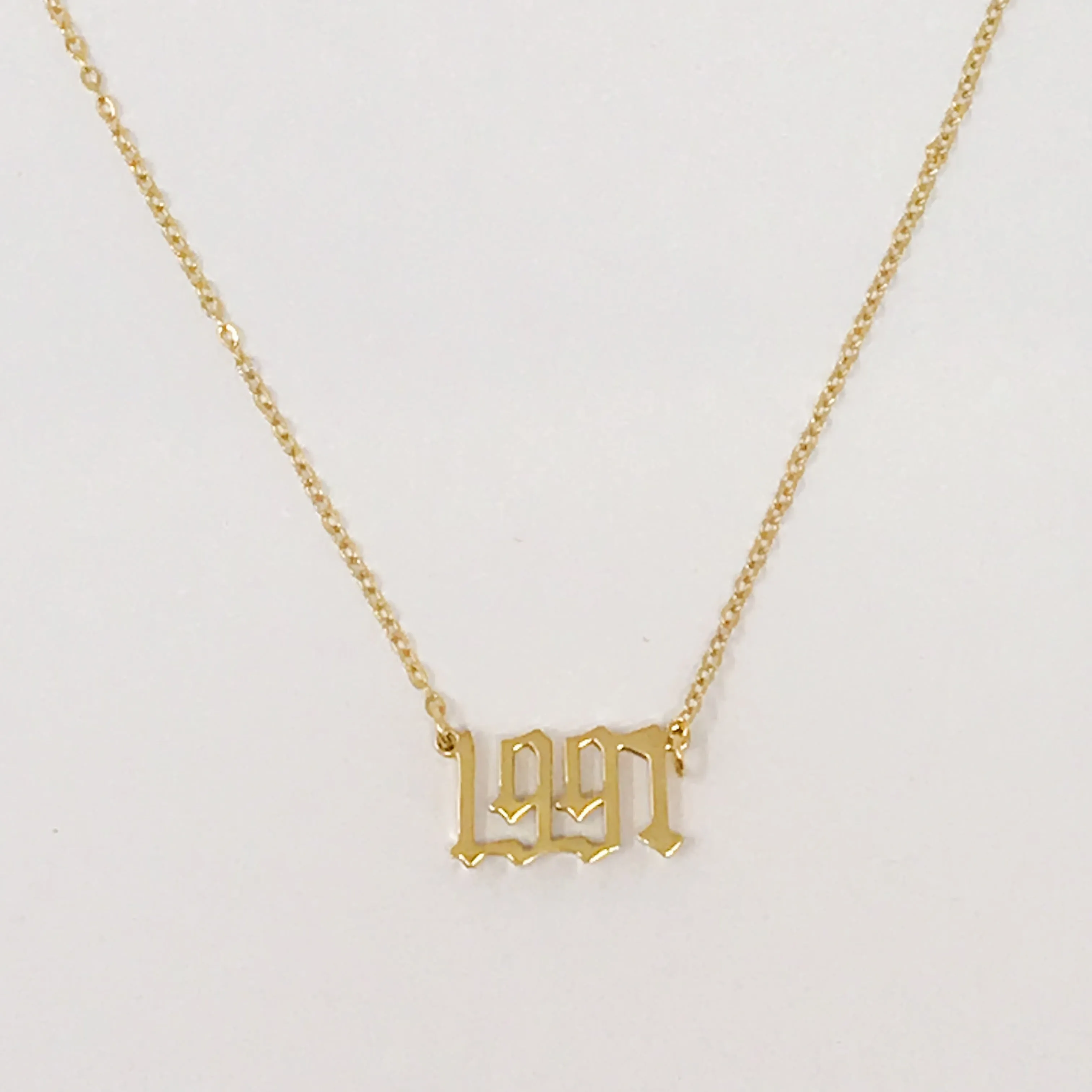 Gold Year Necklace