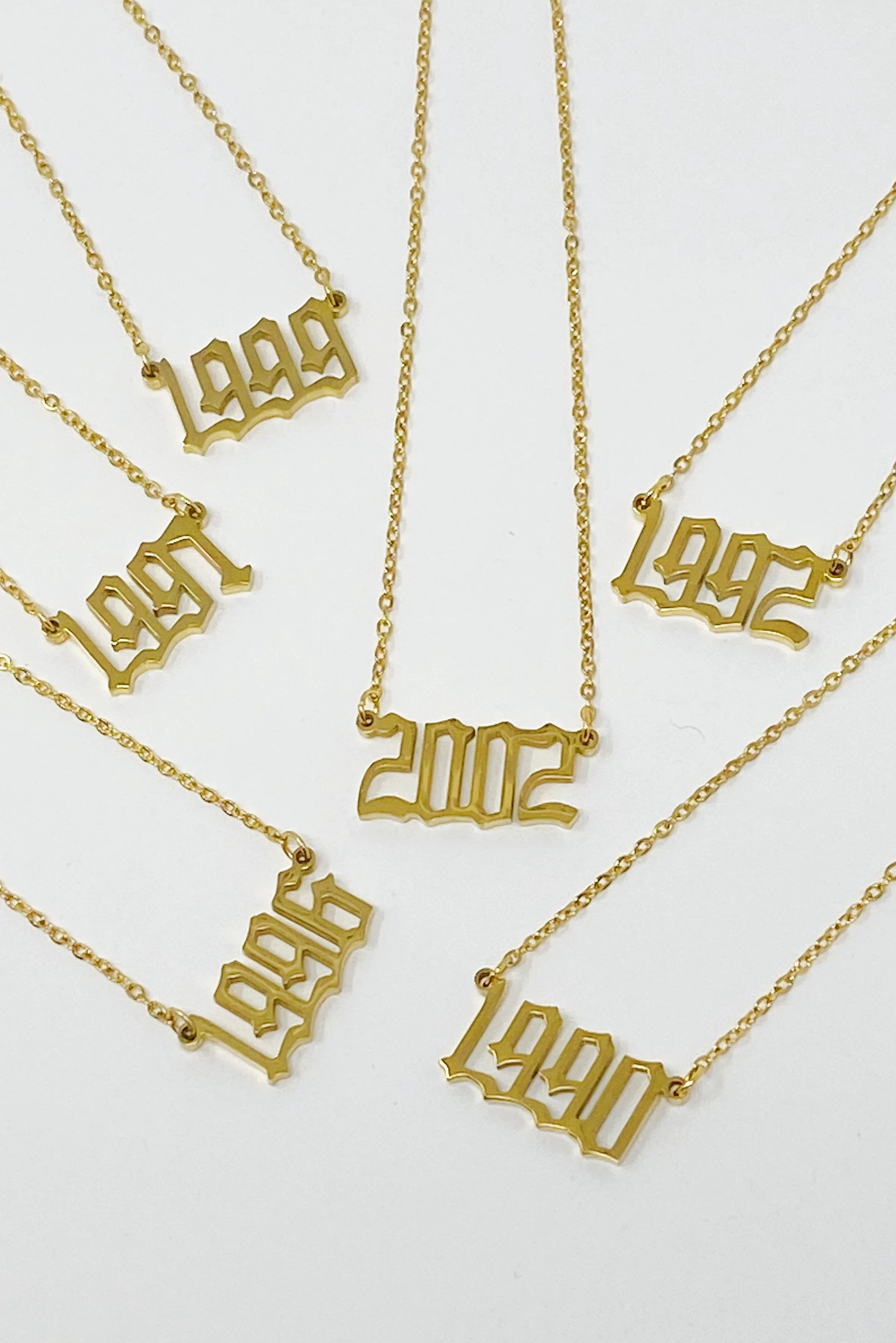 Gold Year Necklace