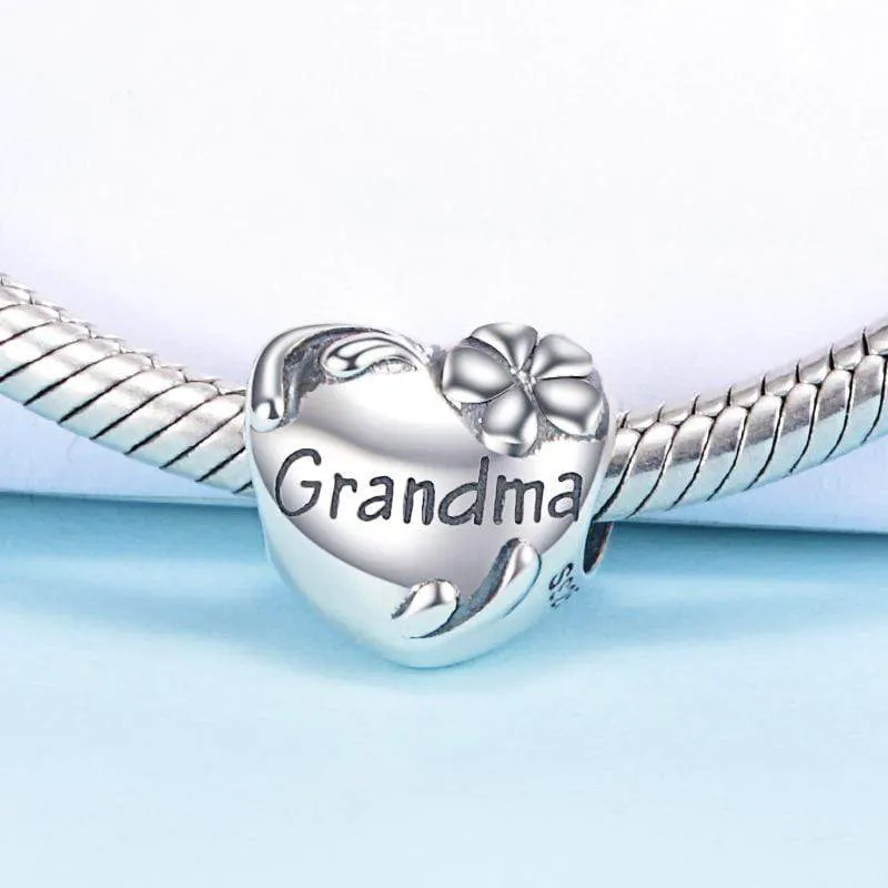 Grandma Heart Charm